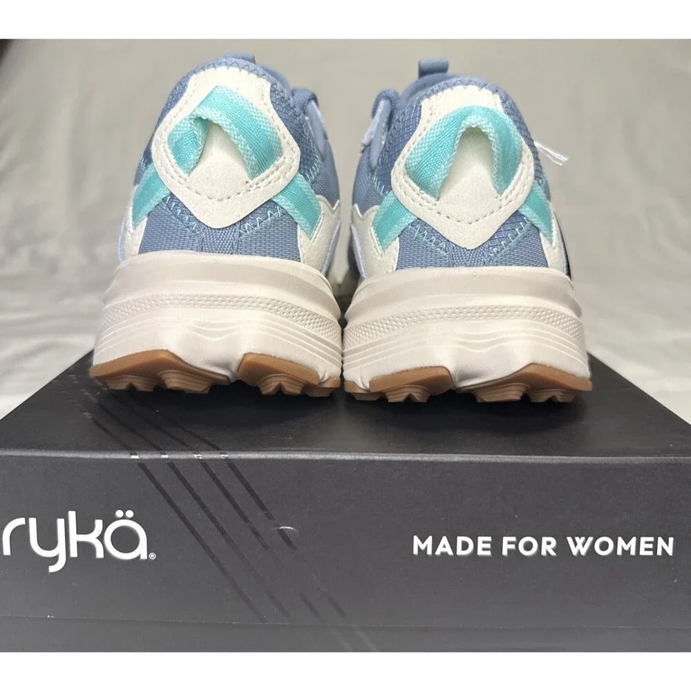 Ryka 7.5 W Wide Width Upside TR Trail Running Shoe Citadel Blue Womens EU 38 NIB